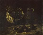 Vincent Van Gogh Still life with Copper Kettle,Jar and Potatoes (nn040 painting